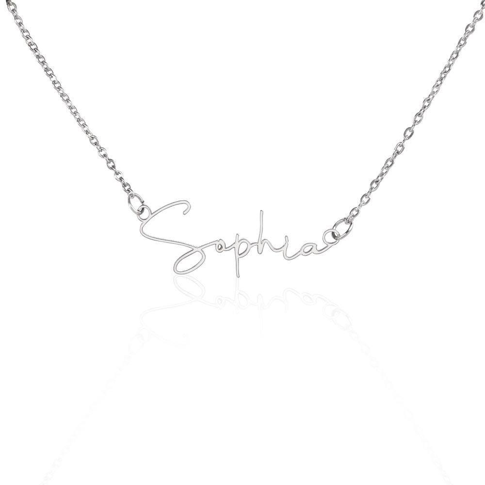 Signature Style Name Necklace.