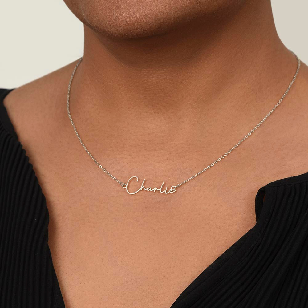 Signature Style Name Necklace.