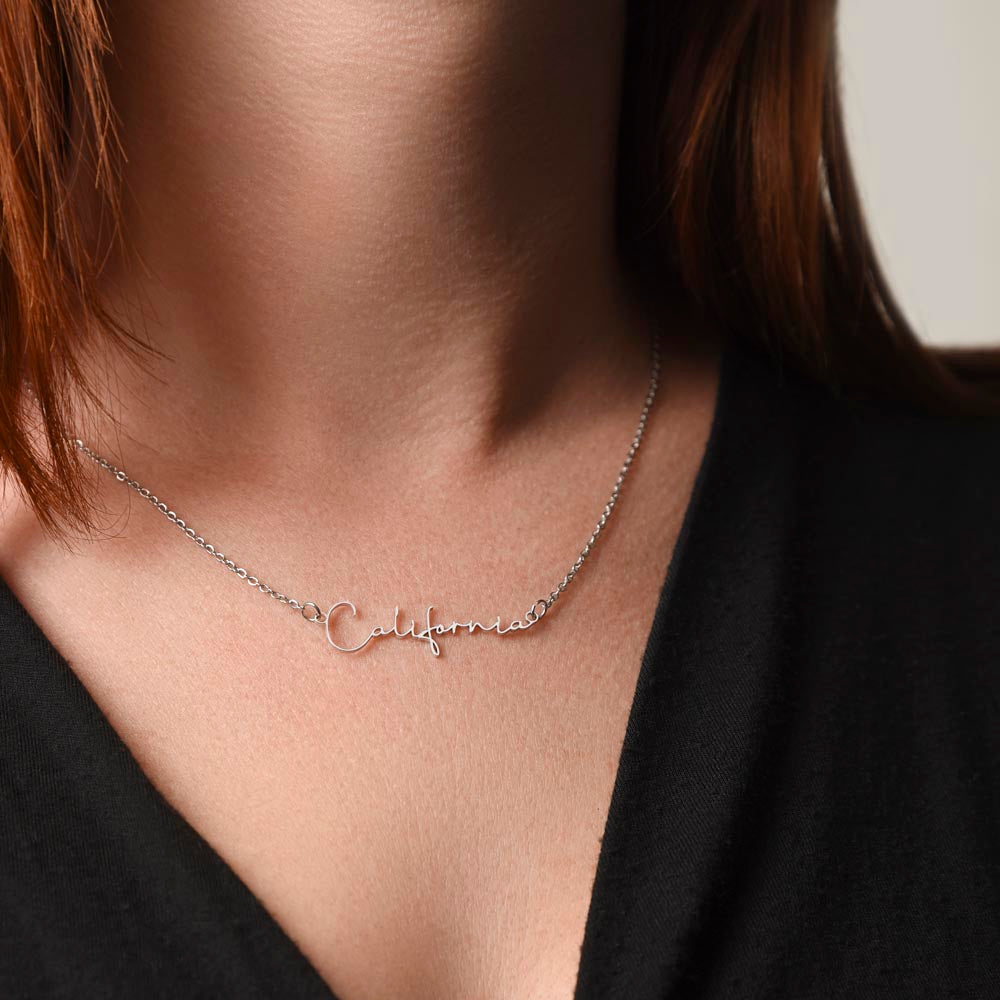 Signature Style Name Necklace.