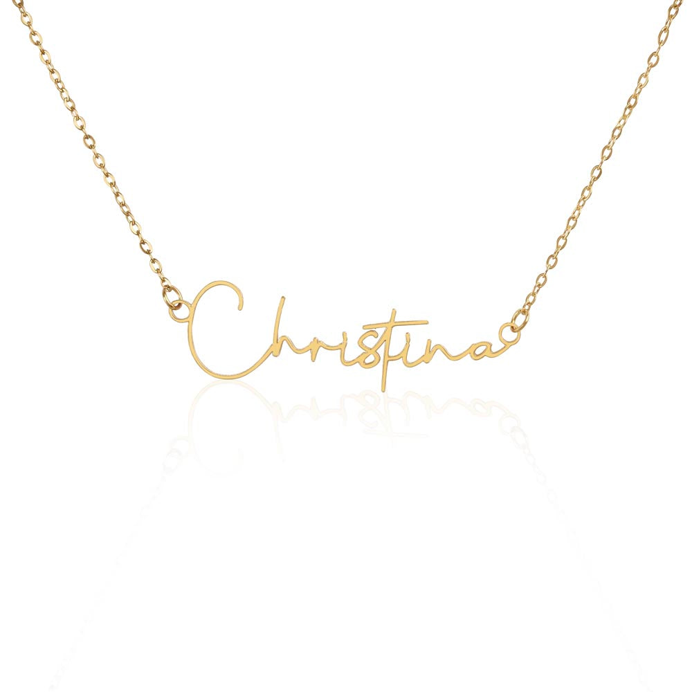 Signature Style Name Necklace.