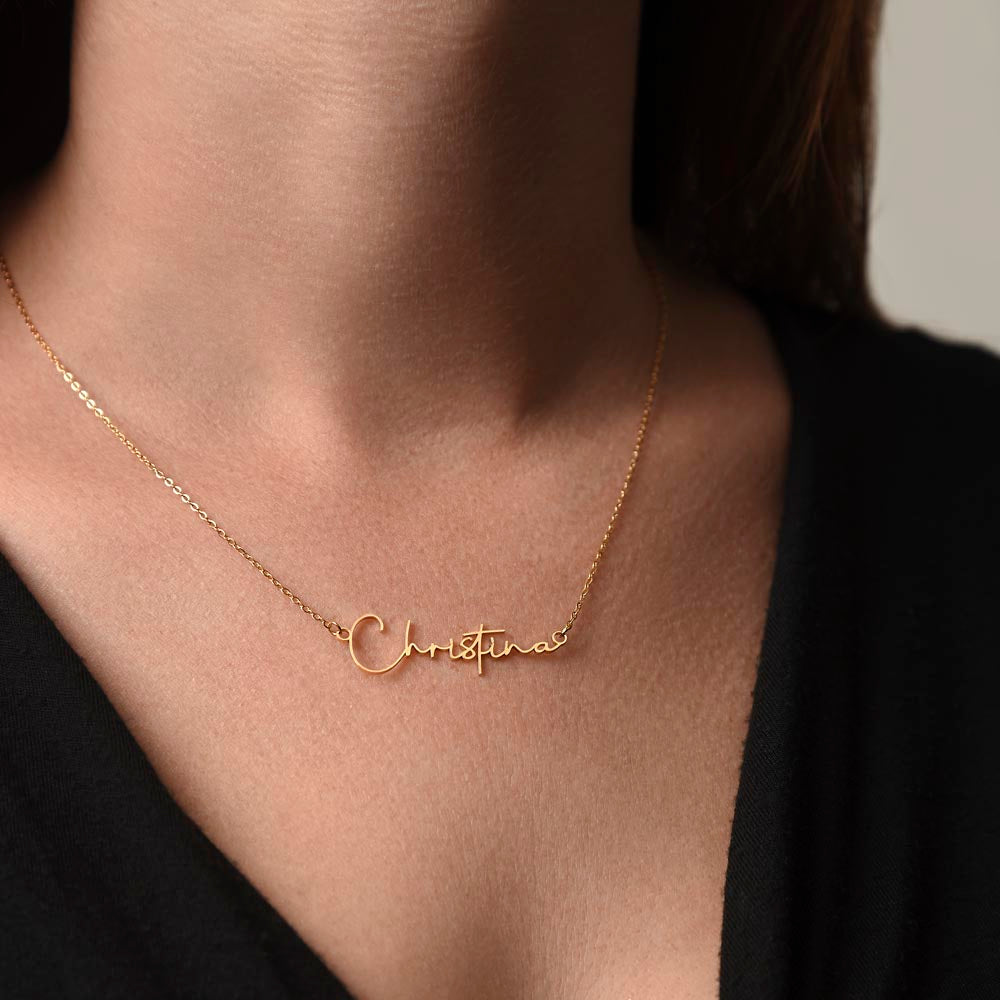 Signature Style Name Necklace.