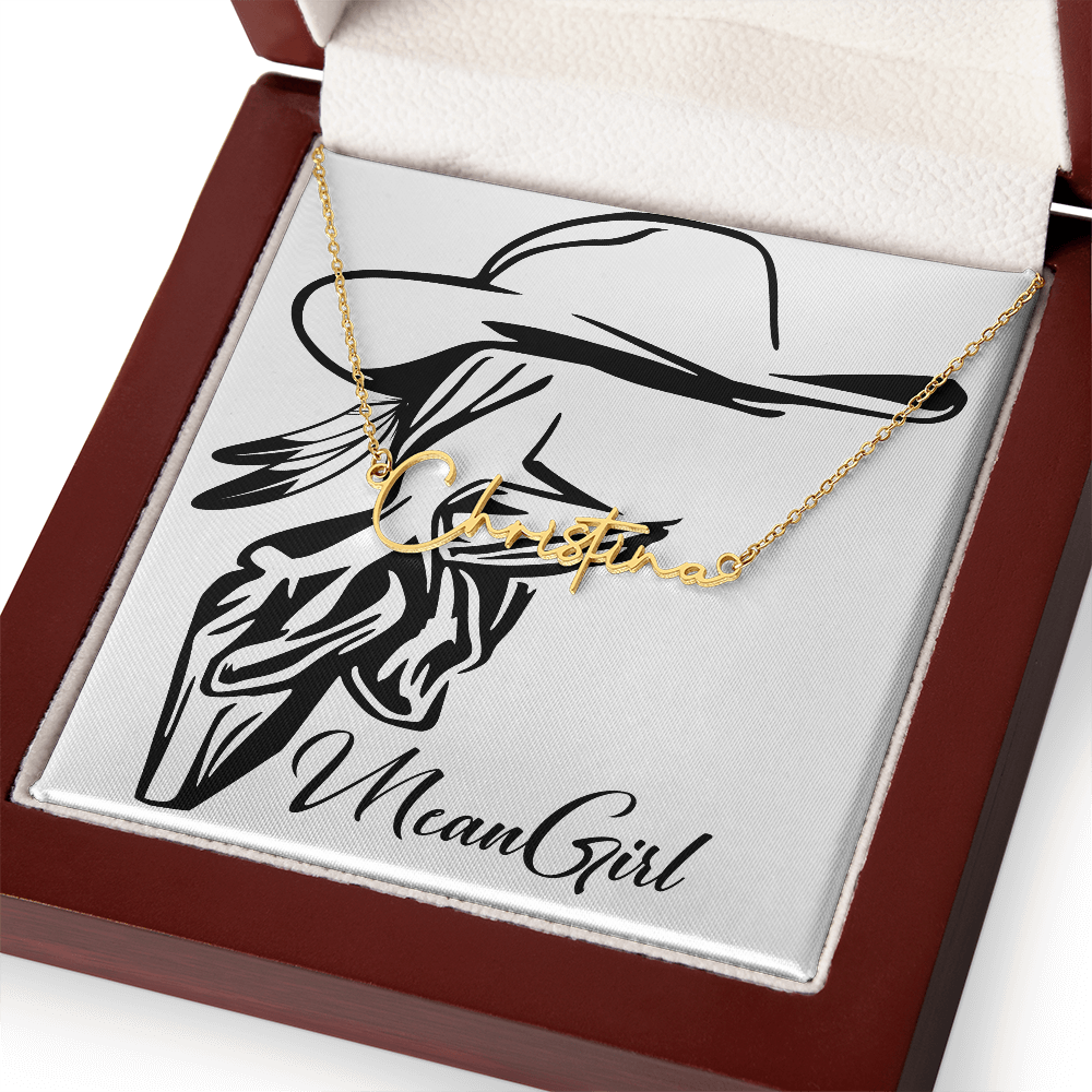 Signature Style Name Necklace.